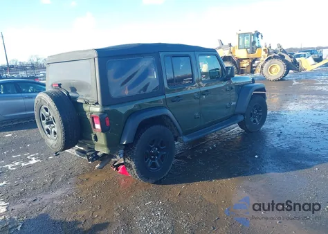 2020 Jeep Wrangler Unlimited Sport 4X4 z USA, uszkodzony, nr VIN 1C4HJXDG7LW309921